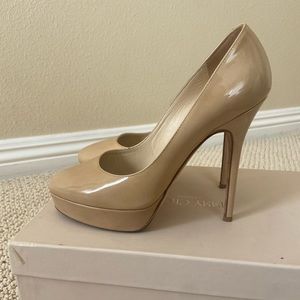 Jimmy Choo 247 Cosmic Nude Patent Leather Pump